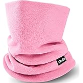 Oruliss Winter Neck Warmer for Men Women, Fleece Neck Gaiter Double-Layer Face Cover Ski Mask for Cold Weather