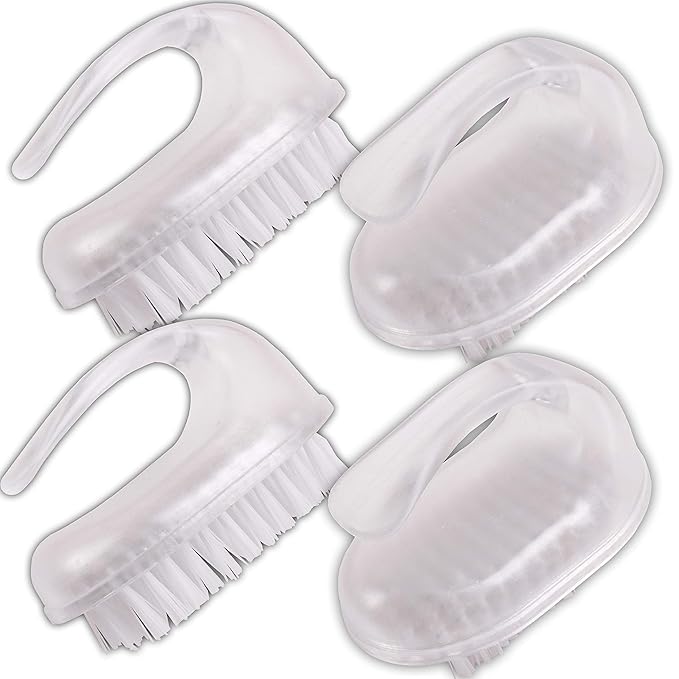 4Pc Nail Brushes Set Fingernail Scrubbing Cleaning Brushes Amazon.co