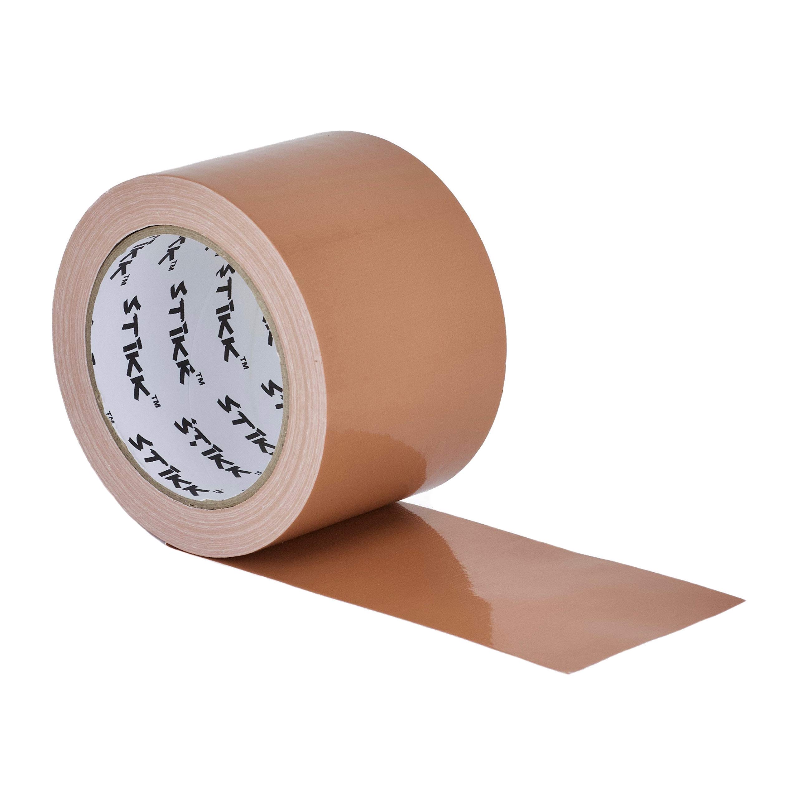3" x 25 yd 7.5 Mil Thick Tan Duct Tape PE Coated Weather Resistant (2.83 in 72MM)