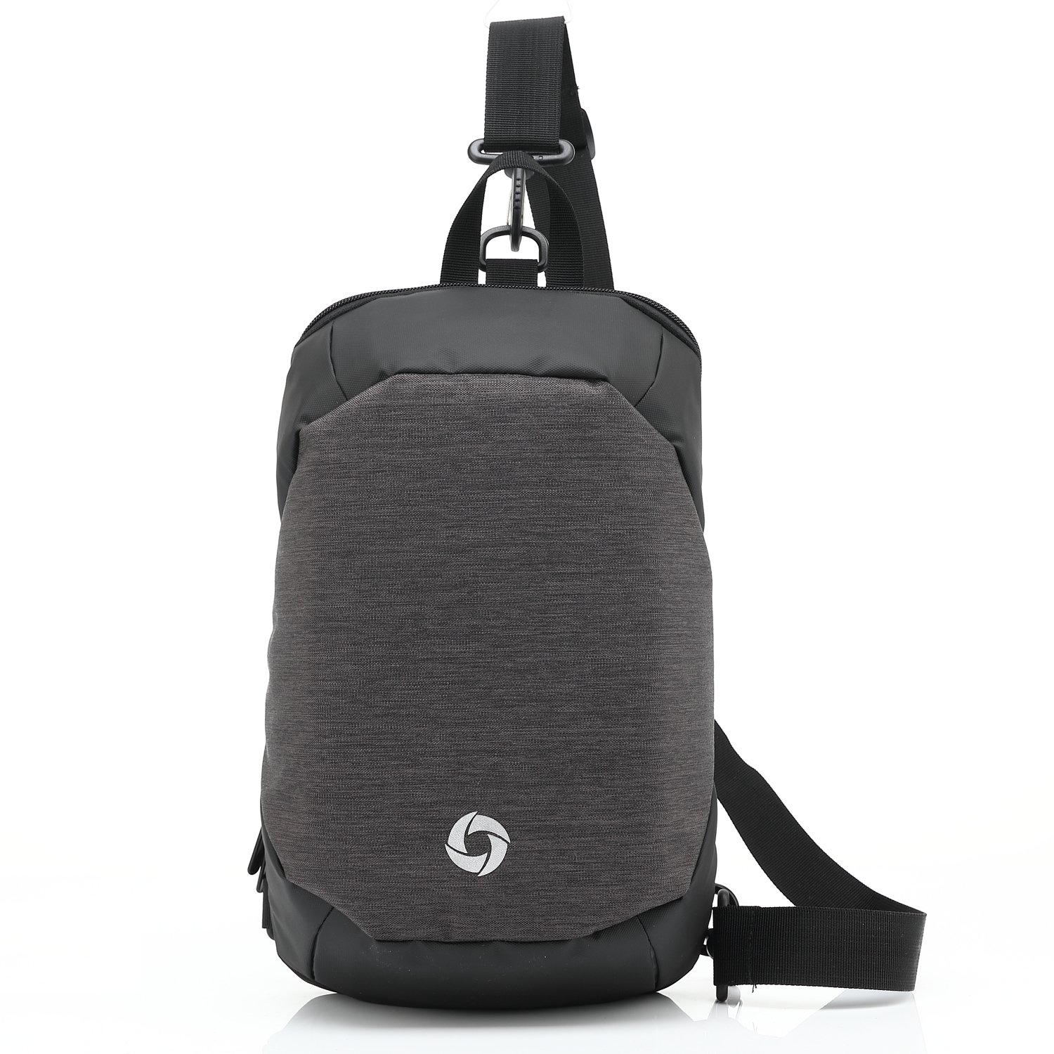 Fresion Men Women Back Packs Water Resistant Unbalance Chest Pack Shoulder Cross Body Bags Gym Travel Daypacks Gray