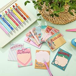 Geyee 24 Pcs Retro Employee Sticky Notes with Funny