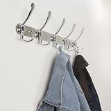 GlazieVault Stainless Steel Coat Hooks Wall Mounted 2 Pack Silver view 2