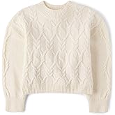 The Children's Place Girls Long Sleeve Pullover Cable Knit Sweater