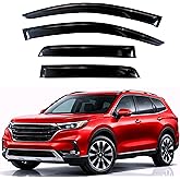 KPY Rain Guards Fit for 2023-2026 Honda Pilot, Out-Channel Window Visors Vent Wind Deflectors 4PC, Car Accessories for 23-26 
