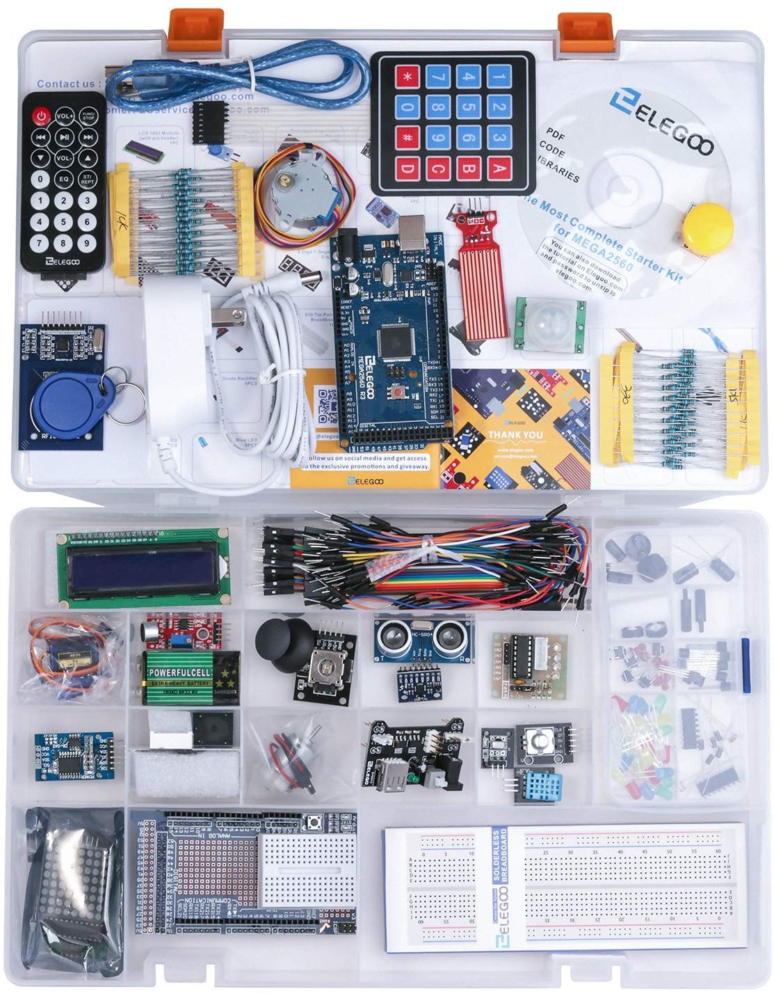 ELEGOO Mega 2560 Project The Most Complete Ultimate Starter Kit