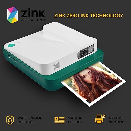 HOT Zink Printer Kodak Smile Classic Review Printer Zink Kodak