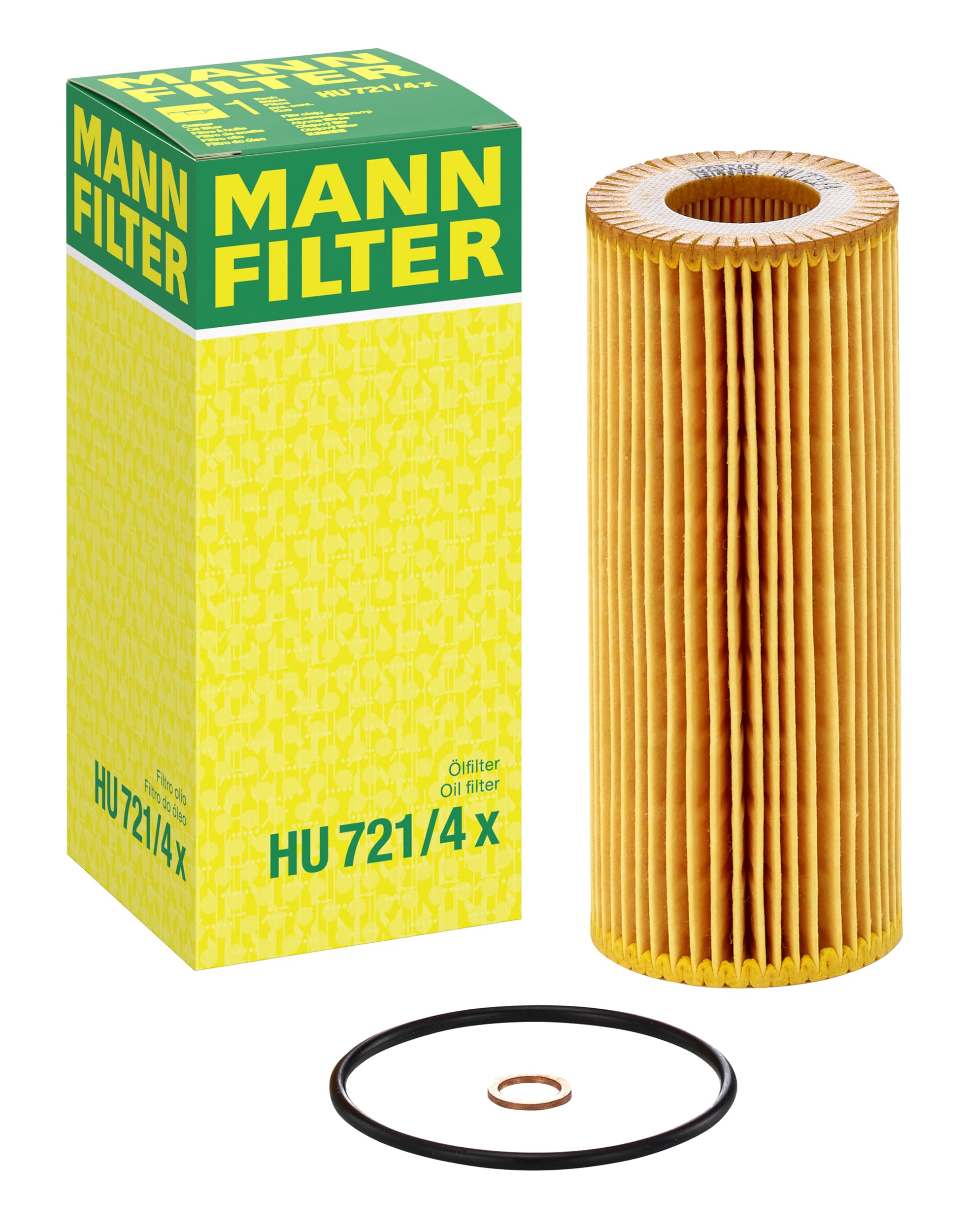 MANN-FILTER HU 721/4 x Oil Filter - CARS + TRANSPORTERS