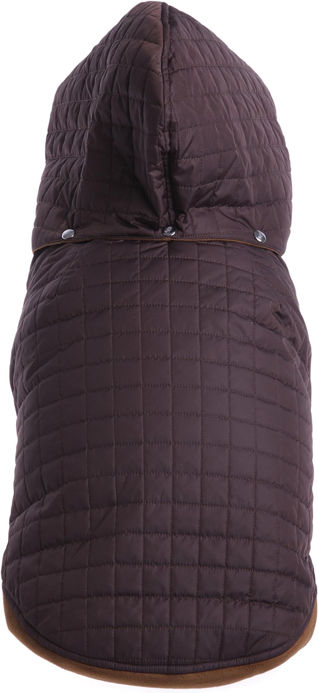 Trilly tutti Brilli Renzo Bulldog's Ultralight Padded Coat, Large, Brown