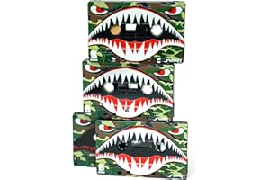 FYDELITY Flying Tiger Cassette Tape Blank Cassette Tapes for Recording Blank Audio Tapes Clear Audio Cassette Tape Color Cassettes Tapes Empty Cassette Tape Recordable Tapes- 5 Pack 60 Minute