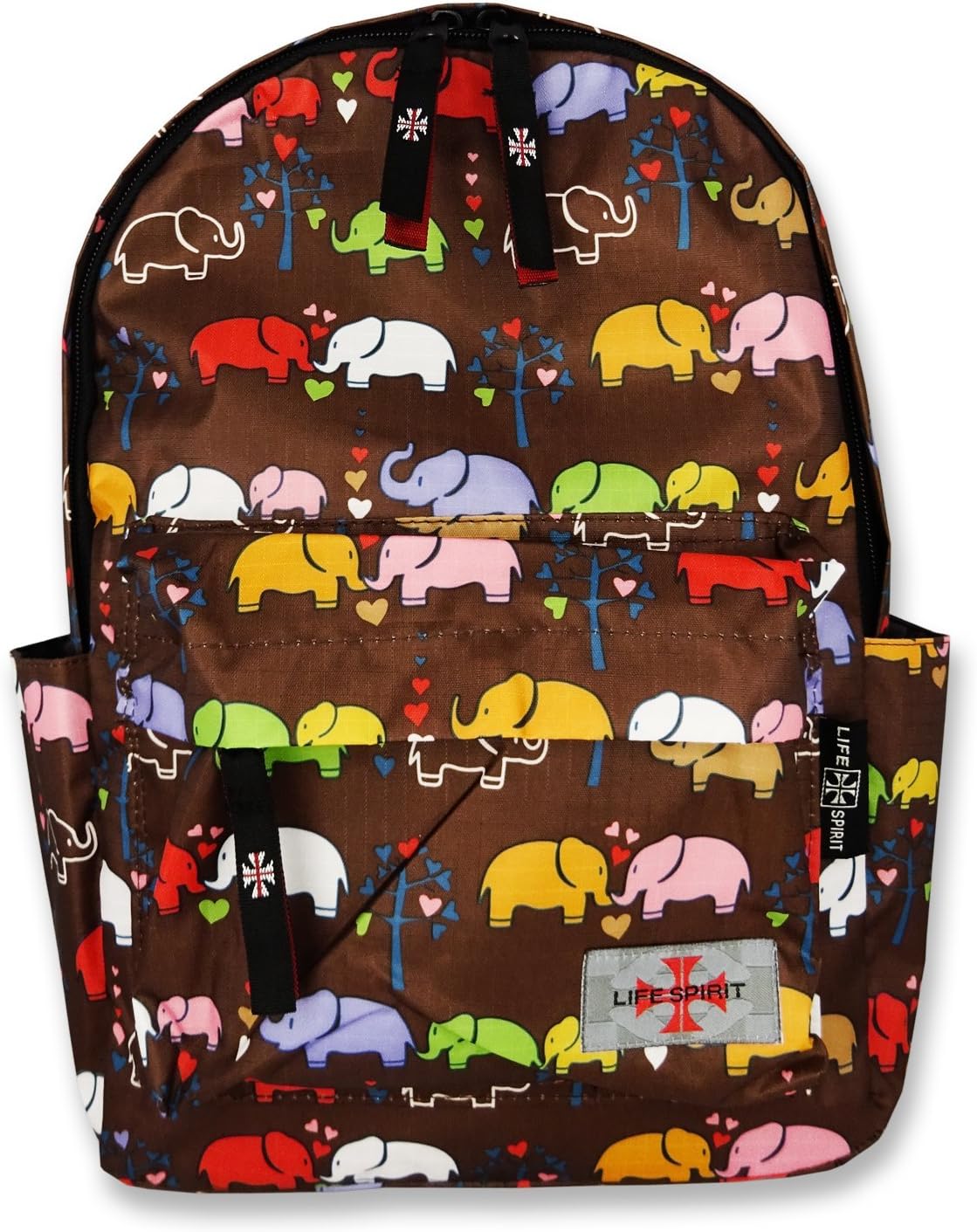 Backpack for Kids Made with Canvas Material in Elephant Print