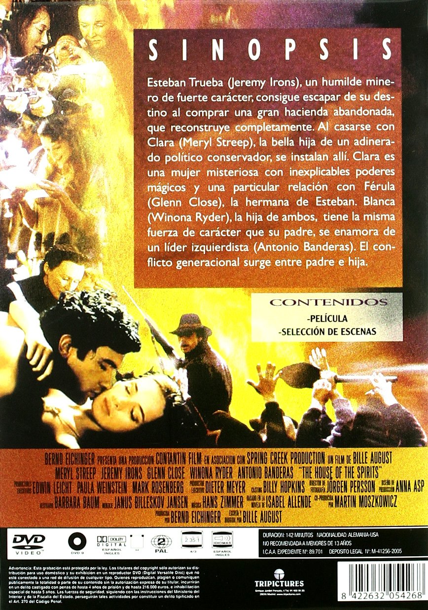 Amazoncom La Casa De Los Espíritus Import Espagnol