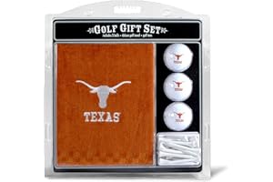 Team Golf NCAA Gift Set Embroidered Golf Towel, 3 Golf Balls, and 14 Golf Tees 2-3/4" Regulation, Tri-Fold Towel 16" x 22" & 100% Cotton