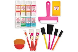 Mod Podge, Essential Decoupage Kit, Featuring 8 Formulas and 10 Tools, Perfect for DIY Arts and Crafts Projects