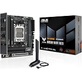 ASUS TUF Gaming B850I WiFi NEO AM5 Mini ITX Motherboard, DDR5, DIMM Fit, WiFi 6E, 2.5Gb LAN, PCIe 5.0, 2X M.2, 2X USB-C, AI Cooling II, Pre-Mounted I/O Shield, SFF PC