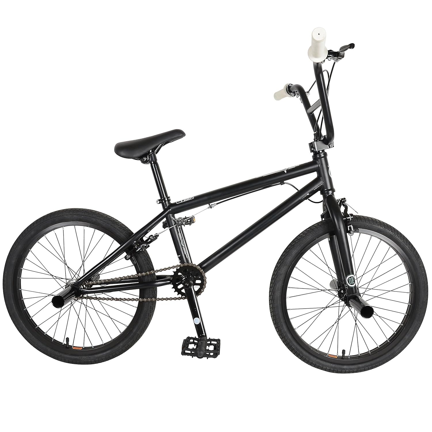 KHE Bikes Evo 0.F Freestyle BMX Bicycles, Black Sports