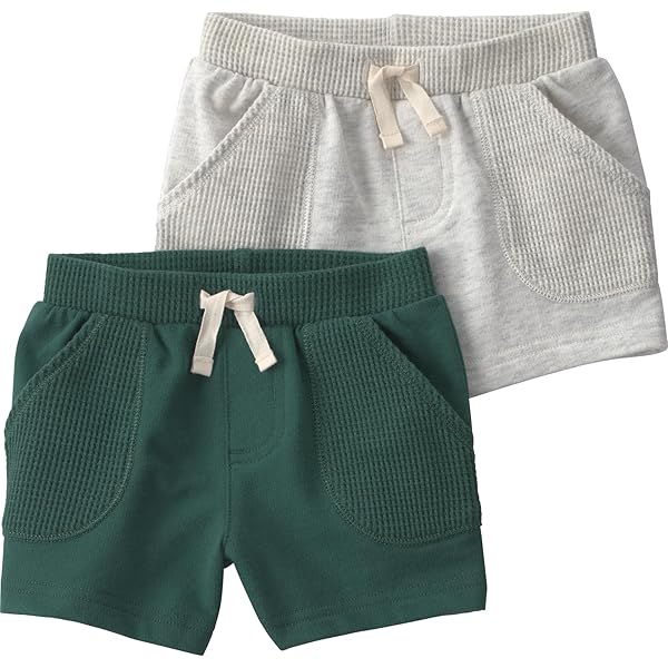 Amazon.com: Carter's Baby Boys' 2-Pack Shorts (Newborn, Black