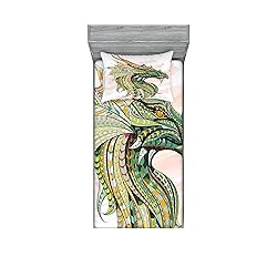 Ambesonne Celtic Fitted Sheet & Pillow Sham