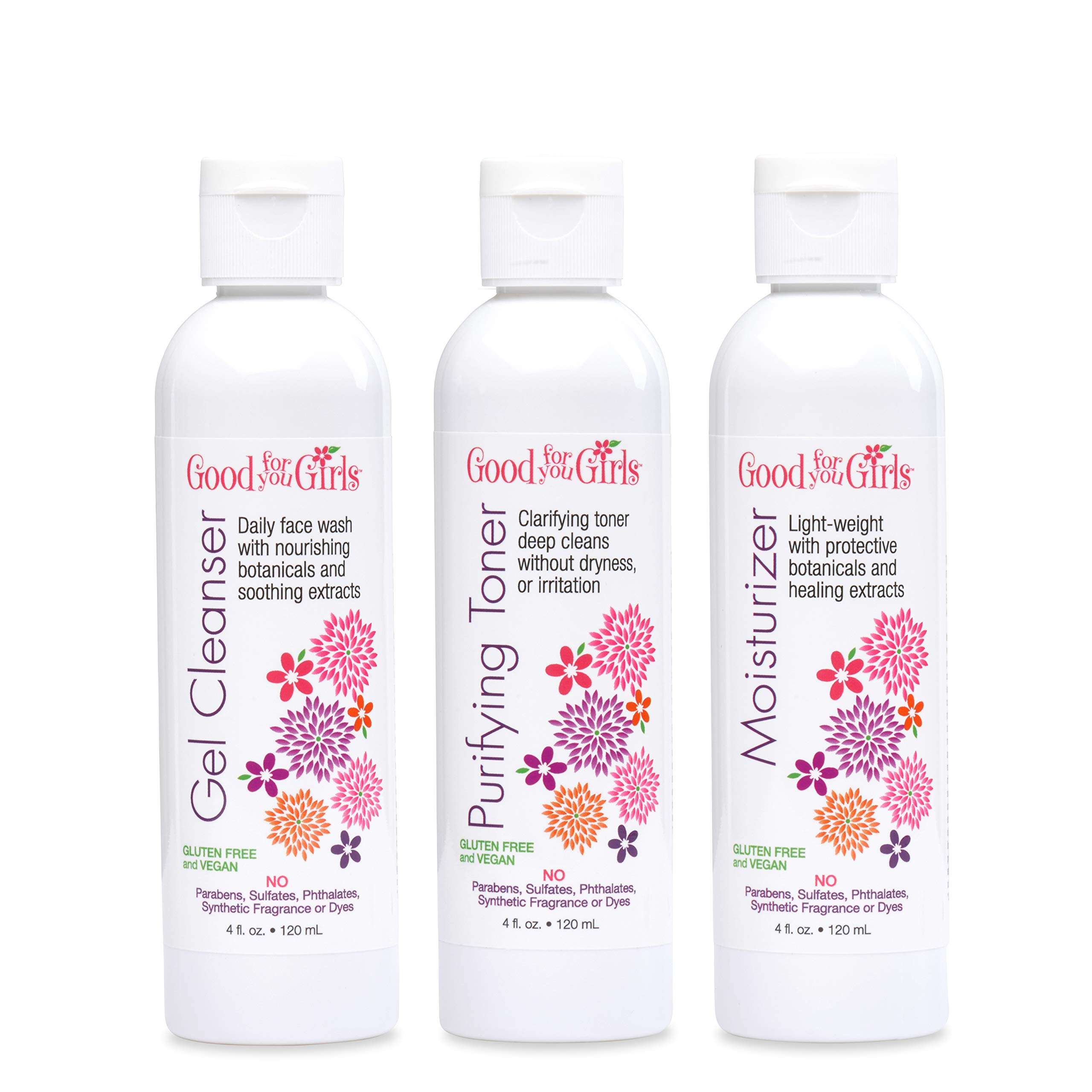 face wash toner moisturizer