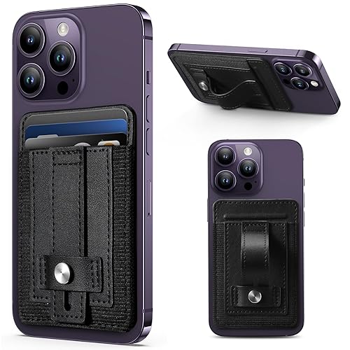 TWZKG for MagSafe Wallet, Magnetic Card Wallet Holder with Secure