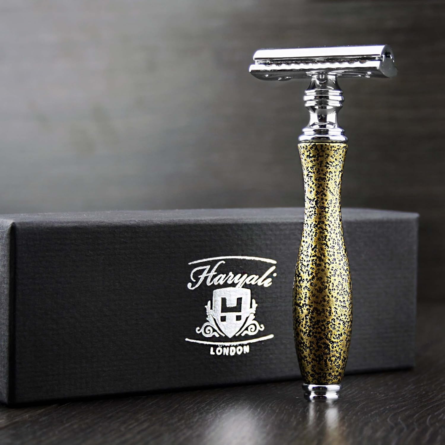 Haryali London, Double Edge Safety Razor, Classic Wet Shave Razor, Elegant and Antique Design Safety Razors