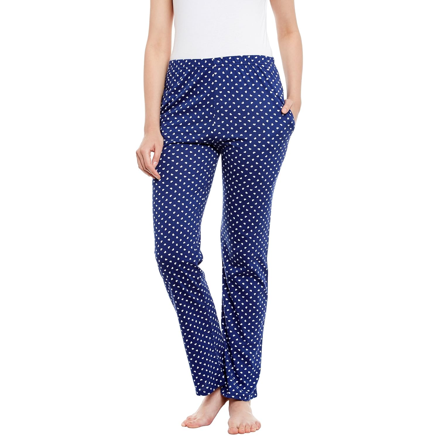 claura women multicoloured printed pyjamas