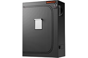 Spider Farmer 4.6x2.3 Grow Tent 2025 New, 55"x28"x80", with Hook for Controller and Power Strip, Enlarged View Window, 1680D Thicken Mylar Canvas for Indoor Hydroponic Growing SF2000, SE4500, G4500