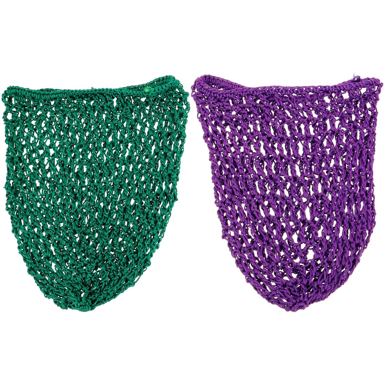 Minkissy Crocheted Hair Net Cap, 2pcs Night Sleeping Bonnet Caps Women Hairnet Hats for Hair Care (Color 2)