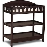 Delta Children Infant Changing Table with Pad, Dark Chocolate