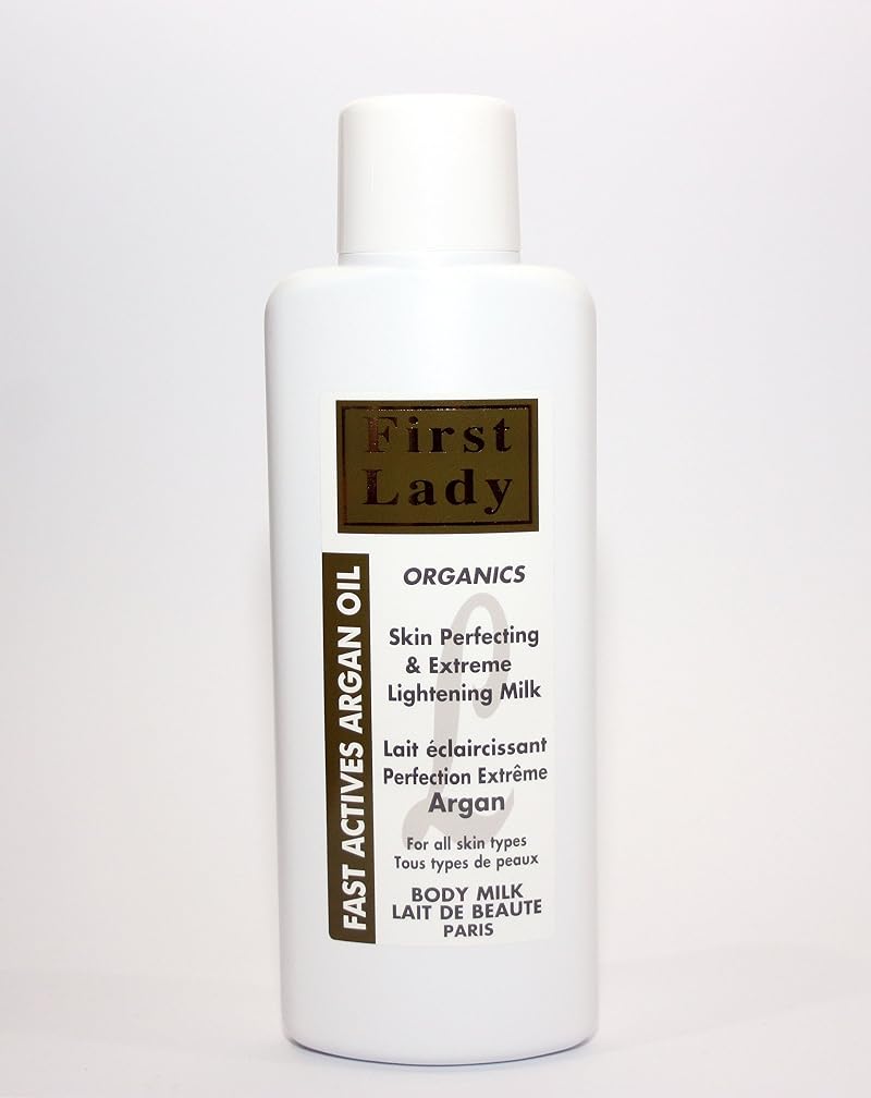 First Lady Argan Oil Brightening Lotion 750ml Lactic Acid Exfoliating Body