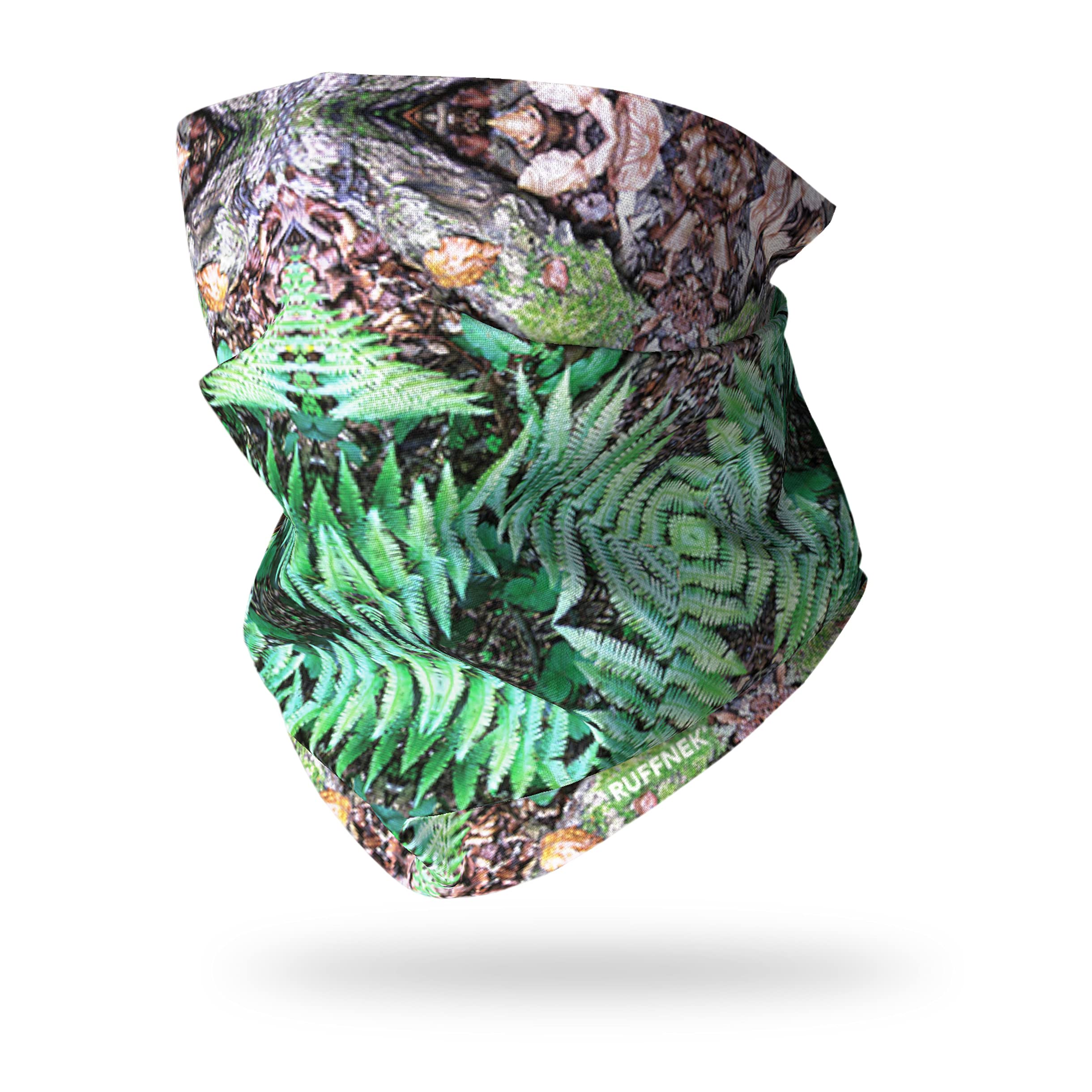 Ruffnek FERN/BRACKEN CAMOUFLAGE Multifunctional Headwear Neck warmer gaiter snood for camping, fishing, military, hunting, paintball