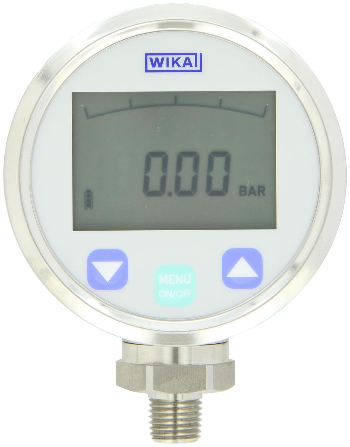 WIKA 50365509 Standard Digital Pressure Gauge, Stainless