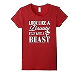 Womens Look Like A Beauty Toss Like A Beast | Color