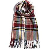 AUSEKALY Scarf For Women Men Winter Plaid Neck Scarves Fall Softest Classic Warm Lightweight