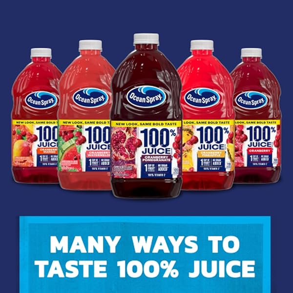 OCEAN SPRAY® 100% JUICE CRANBERRY WATERMELON JUICE BLEND, 64 FL OZ BOTTLE (PACK OF 1)