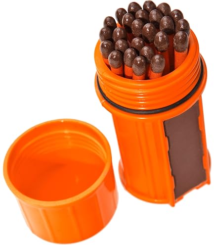 thumbnail image 2 of UCO Stormproof Match Kit – 3 Pack, 25 Windproof Waterproof Matches Per Kit, Yellow, Emergency 2 of 5