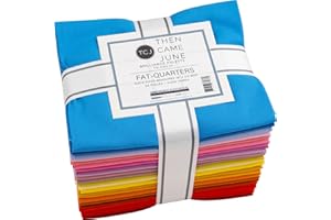 Then Came June Kona Cotton Solids Brilliance Palette 24 Fat Quarters Robert Kaufman FQ-2165-24