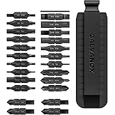 Galvanox Double Sided Bit Set Designed for Leatherman Multi-Tools, Flat-Bit Screwdriver Set with Holder (21 Pc Set + 4 Bonus 