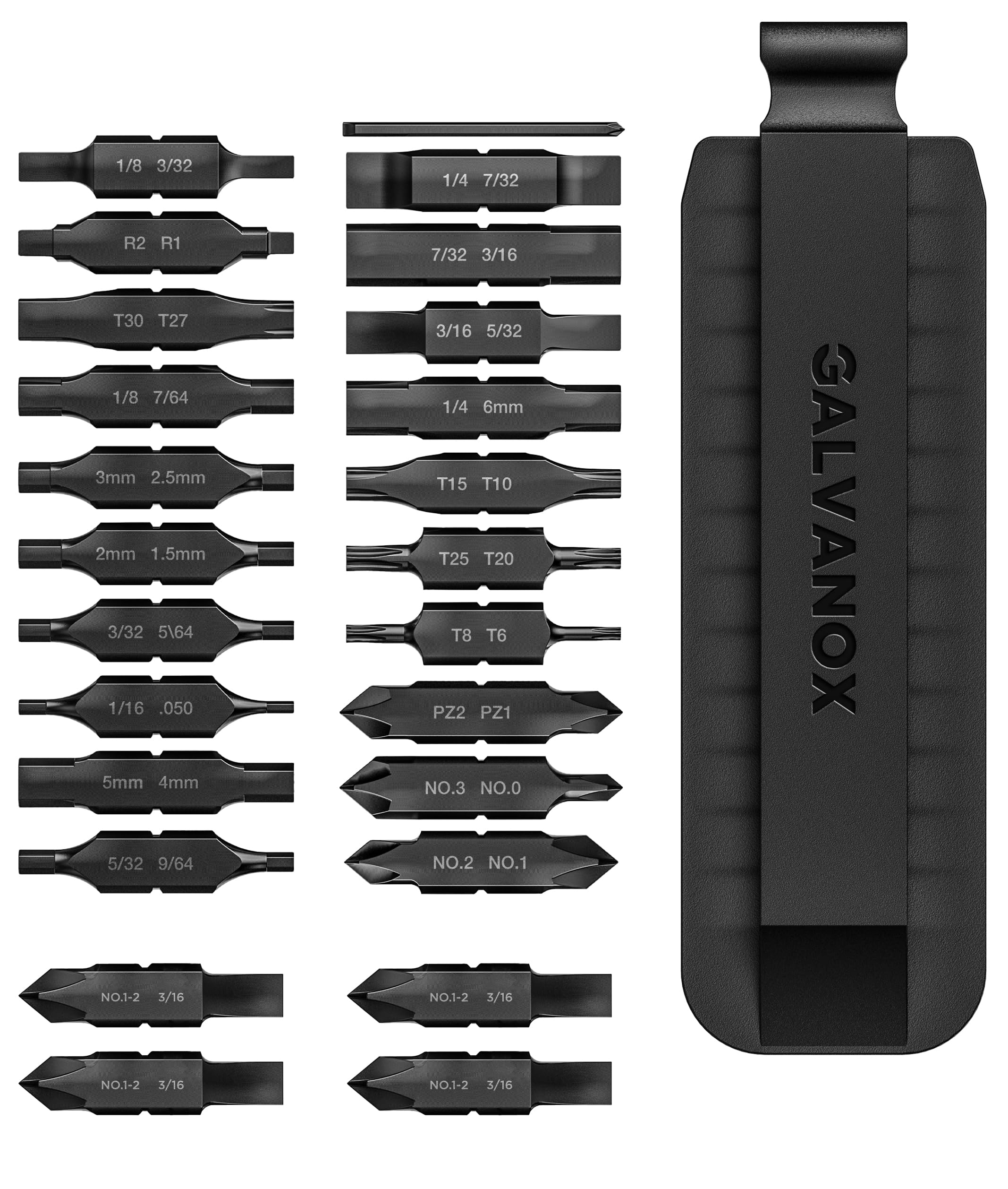 Galvanox Double Sided Bit Set Designed for