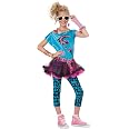 California Costumes 80s Valley Girl Kids Costume - Small Size, Includes Top With Pettiskirt, Leggings & Fishnet Glove