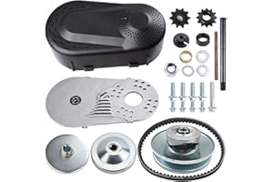 OBUYTO 30 Series Torque Converter Go Kart Pulley Kit 3/4 Inch Driver 5/8 Driven 10T #40 41 and 12T Sprocket #35 Chain for Manco Comet TAV2 218353A 212CC