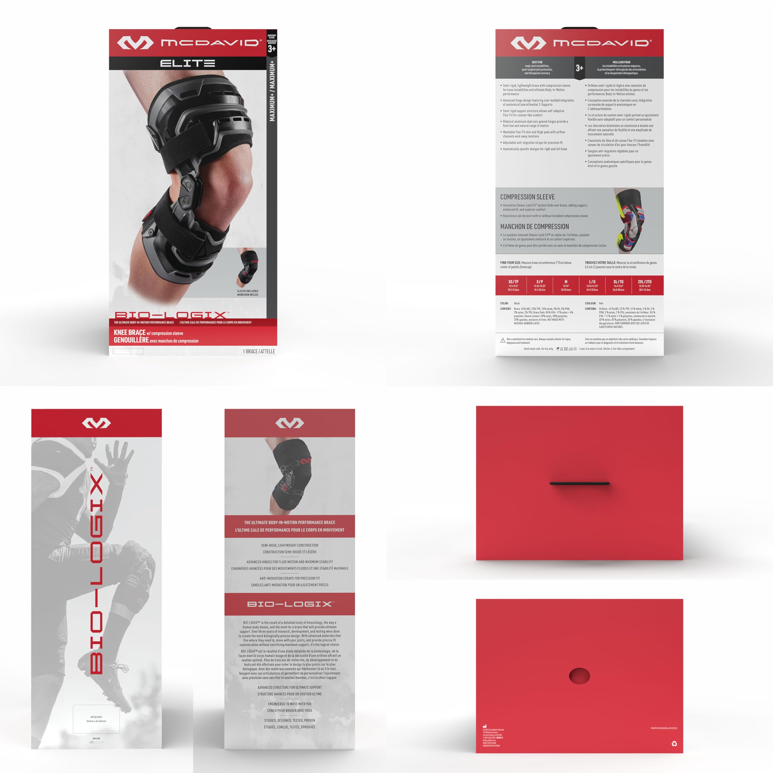 McDavid Knee Brace, Heavy Duty Hinged Knee Braces for Knee Pain, Instabilities, Ligament, ACL, MCL, PCL, Meniscus Injury, Pain Relief, Recovery, Preventive Hyperextension, Left or Right Side