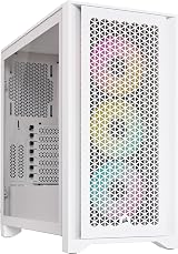 Corsair iCUE 4000D RGB AIRFLOW Mid-Tower Case 3x AF120 RGB ELITE White