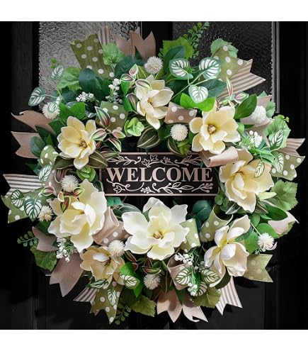 Amazon.com: Year Round Wreaths for Front Door 22 Inch, Spring