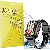 Compatible with MJVV Kids Smartwatch Screen Protector, Lamshaw Full Coverage TPU Clear Film Compatible with MJVVY 4G GPS Smar
