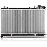 SCITOO 2674 Aluminum Radiator for Subaru for Forester 2003-2008 2.5L | Engine Coolant Radiator|45119SA050 SU3010142|Without Engine Oil Cooler|W/ Transmission Oil Cooler|Transmission Type：Automatic