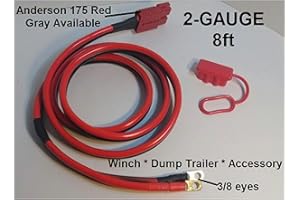 POLEPALUSA 2-GAUGE-8FT Hi-amp Universal-Quick-Connect-Wiring-KIT-Winch-Dump Trailer