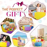 Eocolz Kids Ball Pit Large Pop Up Tent with Hoop Folding Storage Bag 1M view 2