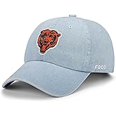 FOCO NFL Womens NFL Team Rhinestone Logo Denim Casual Hat Caps