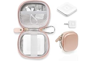 WGear Chip Card Reader Scanner Case compatible with Square Contactless Dock and Chip Reader (2nd Generation), Square A-SKU-0485, Chip Reader Scanner, USB Cables and Small Accessories (Rose Gold)