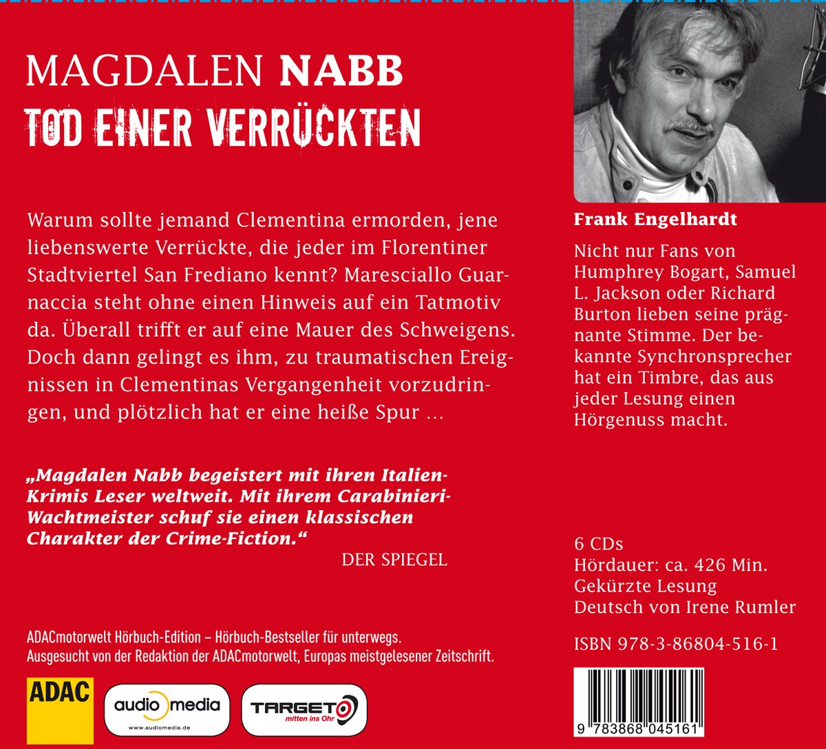 Tod Einer Verrueckten Nabb M Amazon Co Uk Nabb Magdalen Engelhardt Frank Rumler Irene Books